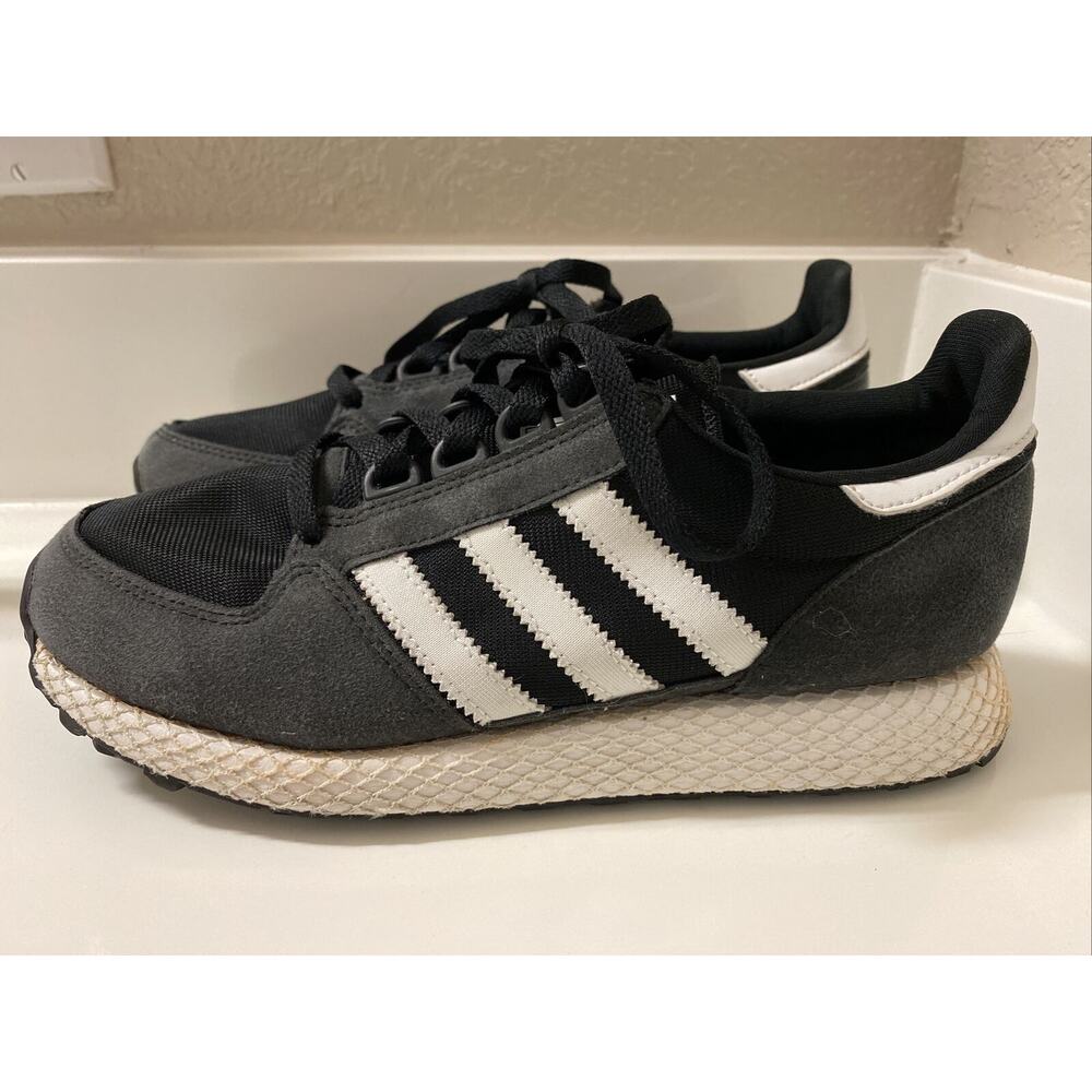 ADIDAS‎ EVH791004 Classic Ortholite Men’s Comfort Black Court Shoes SIZE 6.5